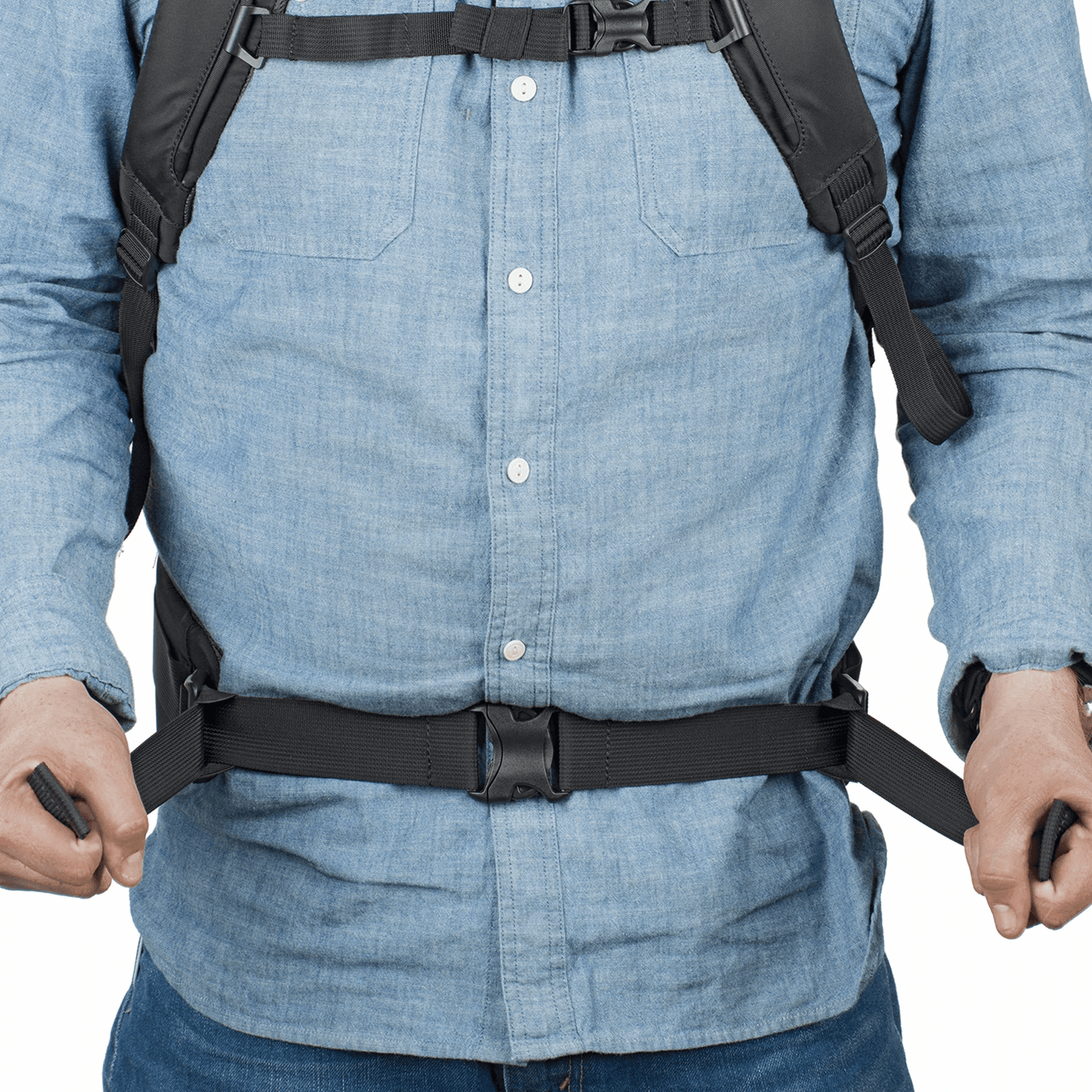 
                  
                    Quick fit waist belt adjustment for rapid and convenient fitting
                  
                