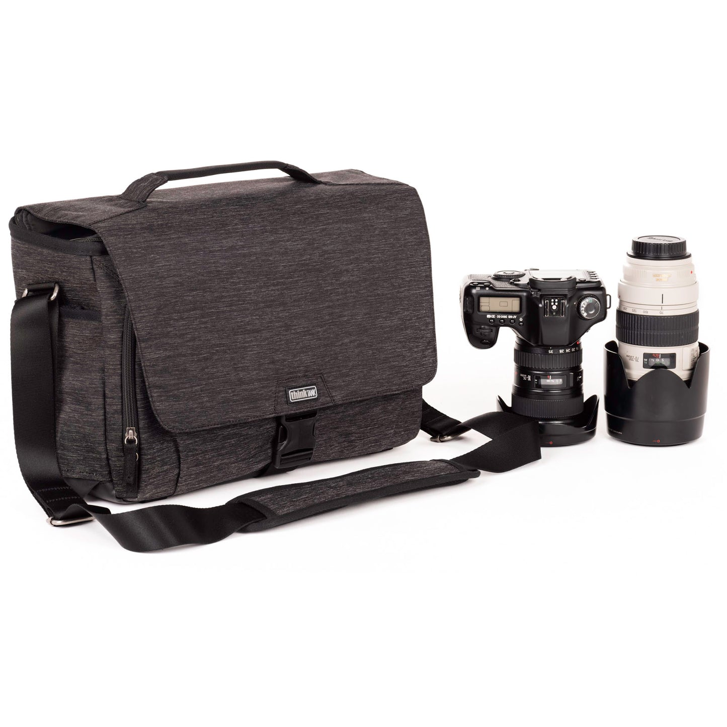 Sized for professional lenses, the Vision Shoulder Bag Series is designed not only for capacity but also for security.